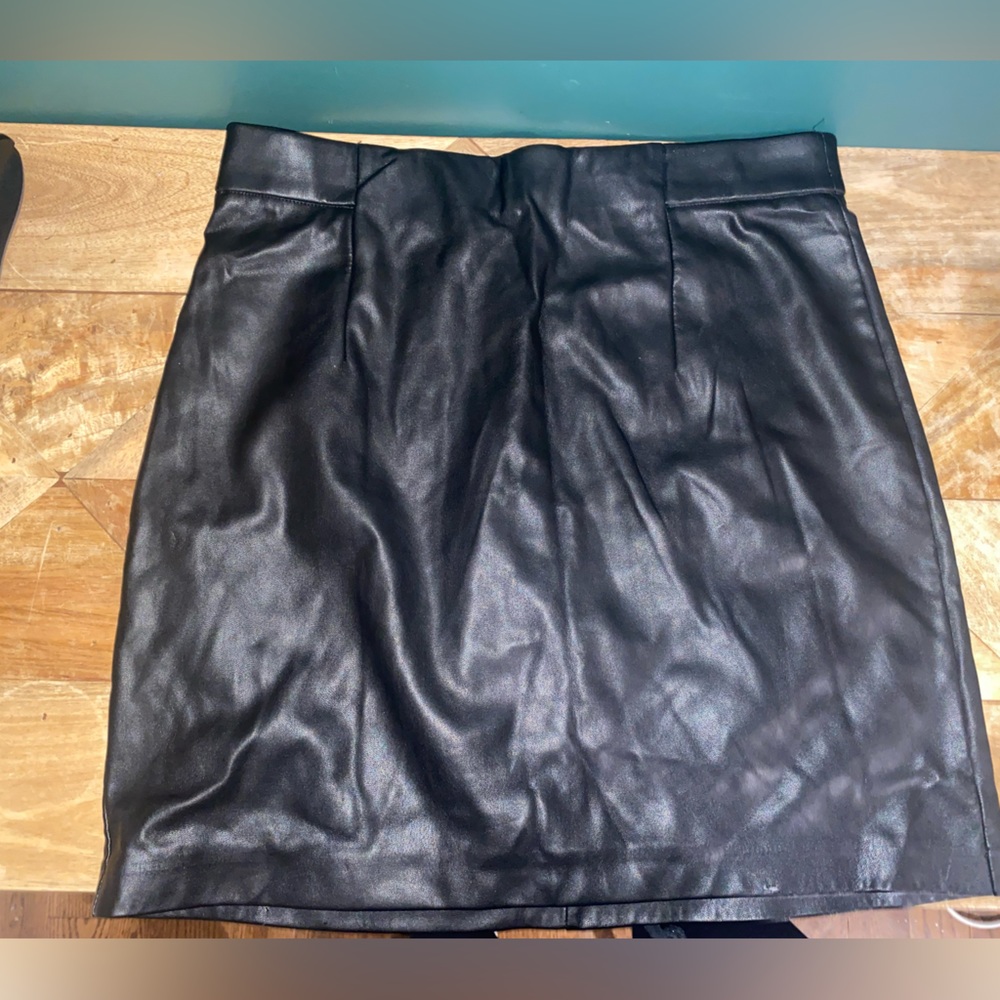 Dynamite Leather Skirt